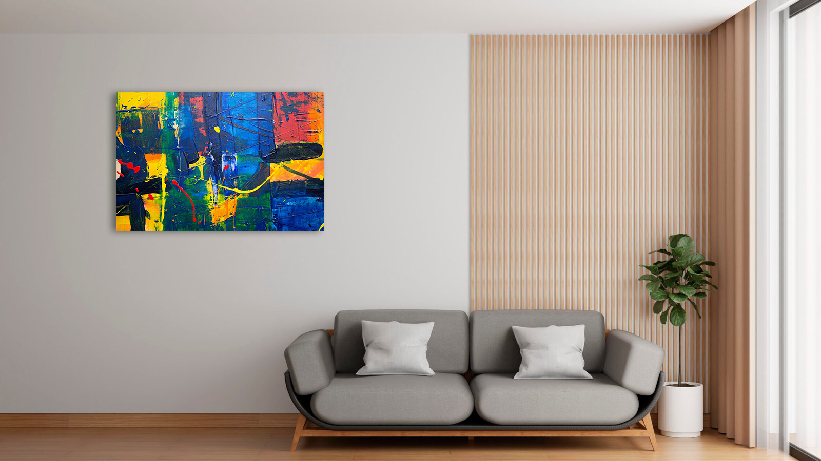 3d Rendering Minimalist Interior With Copy Space Scaled 1